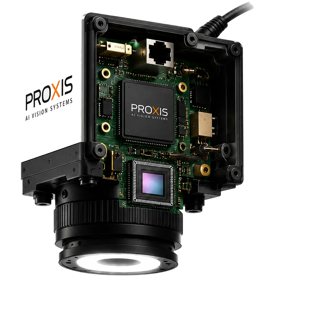 Cámara de visión artificial ProXis con procesador SoC, sensor de alta resolución e iluminación LED integrada